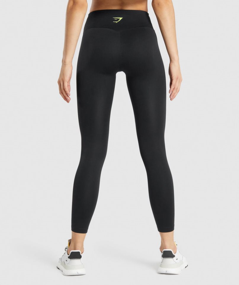 Women's Gymshark Training Graphic Leggings Black | NZ 2MXVAU